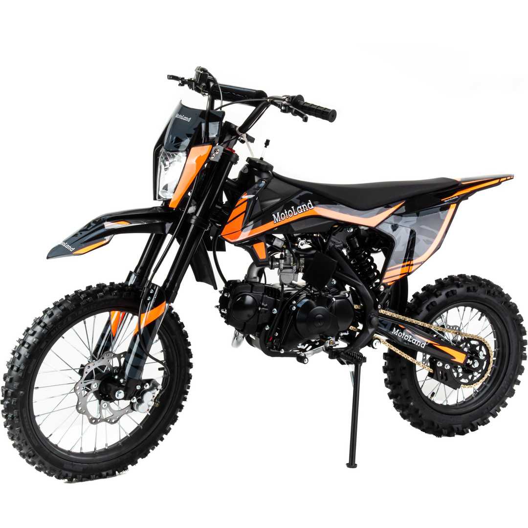 Питбайк  Motoland GF125 E оранжевый