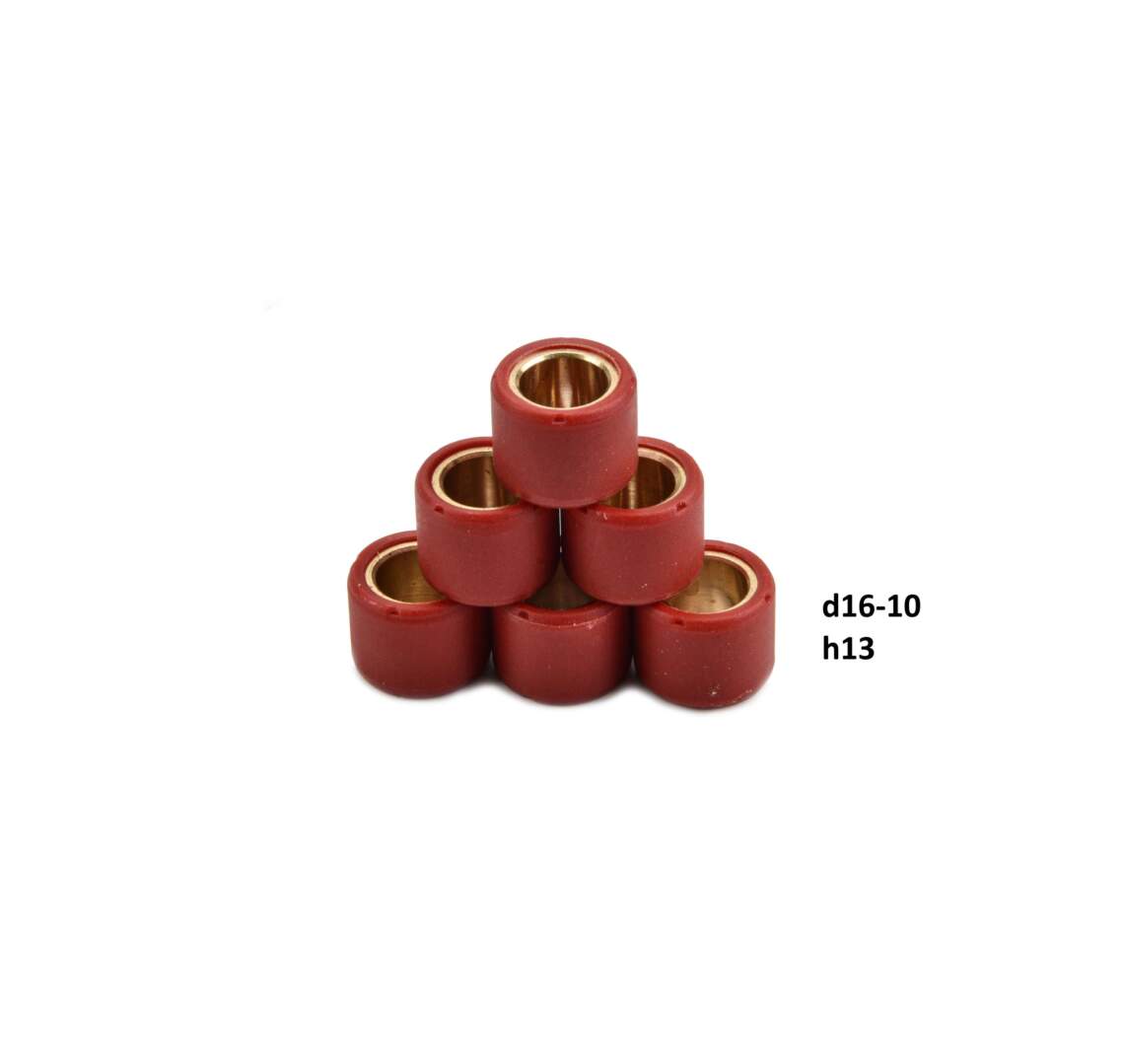 Ролики вариатора 7гр. 139QMB 50/80см3 (компл=6шт) d=9.2-16 h=13 X-tech