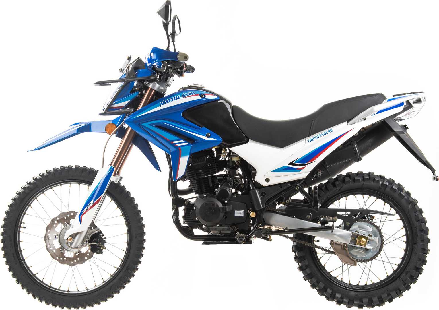 Мотоцикл Motoland 250 ENDURO XR250 (172FMM-5/PR250) синий РАСПРОДАЖА