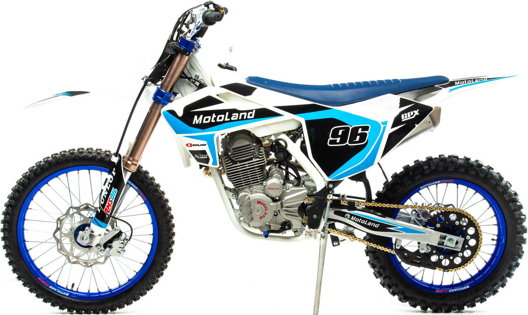 Мотоцикл Кросс Motoland XT 250 ST 21/18 (172FMM) синий РАСПРОДАЖА