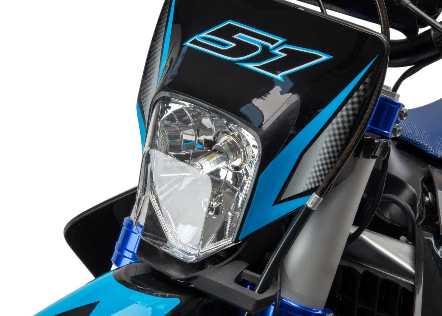 Мотоцикл Кросс PWR FS250 (2-STROKE) синий РАСПРОДАЖА