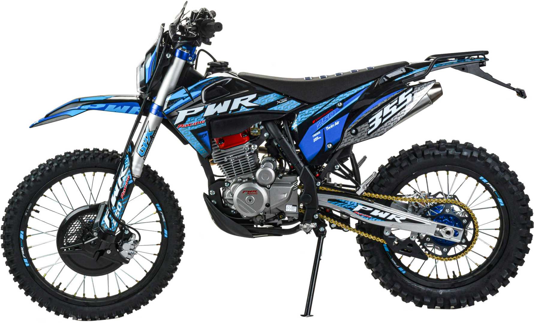 Мотоцикл Кросс PWR FZ300 (PR5 4V) синий РАСПРОДАЖА