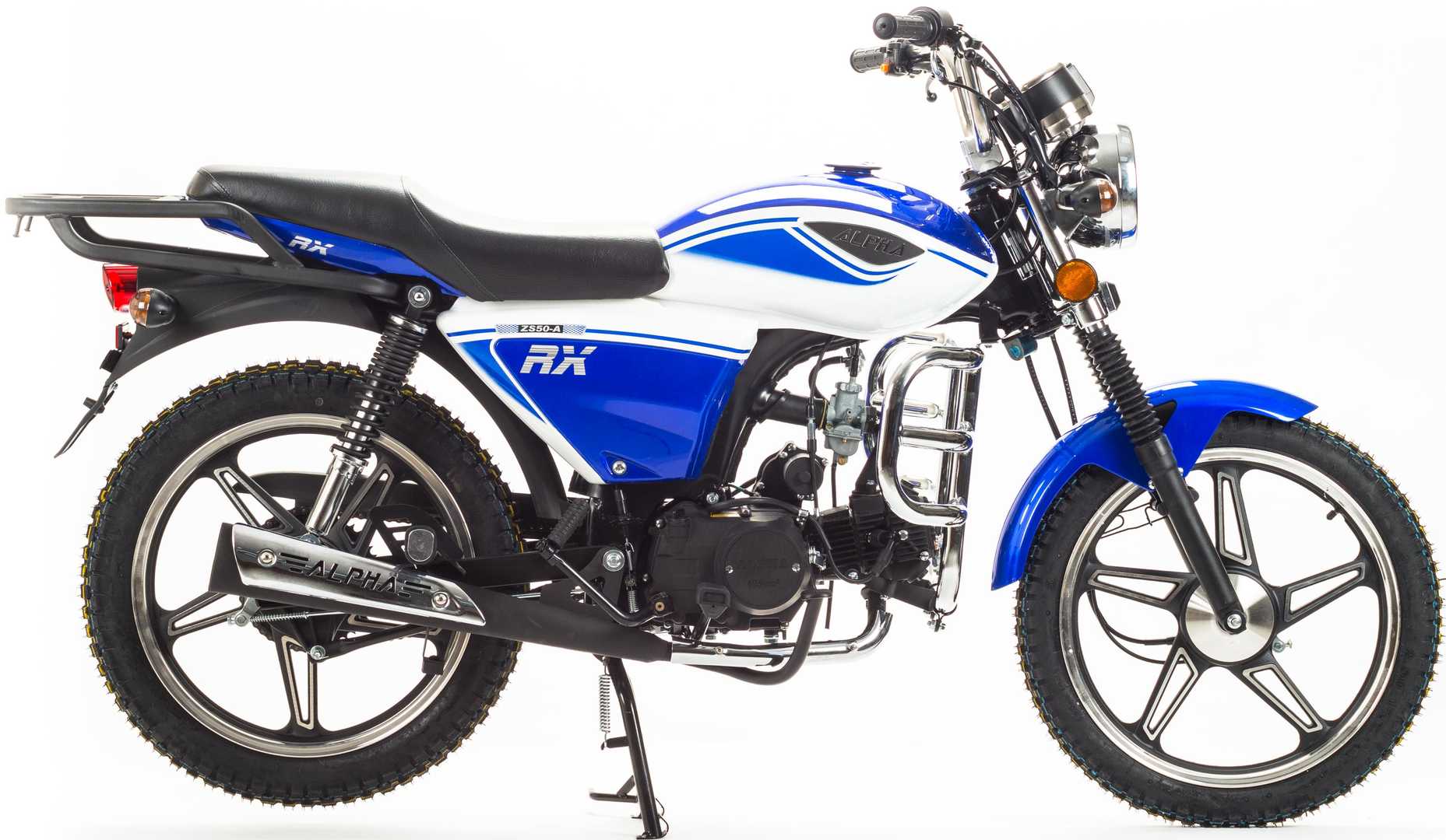 Мопед Motoland Альфа RX 11 синий