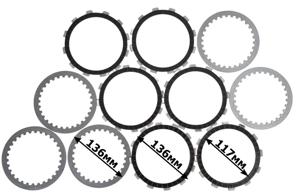Диски сцепления 177MM (NC250) усиленные OTOM ZS (комплект)