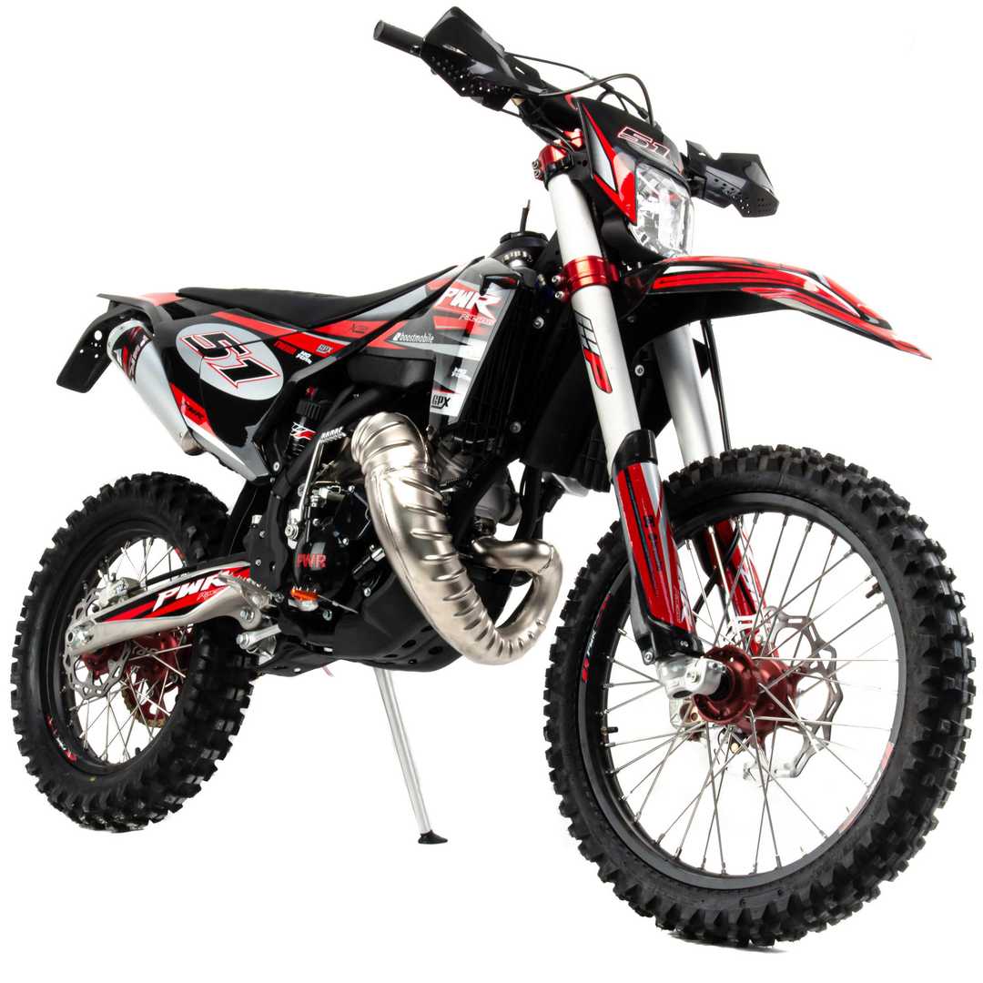 Мотоцикл Кросс PWR FS250 (2-STROKE) красный РАСПРОДАЖА