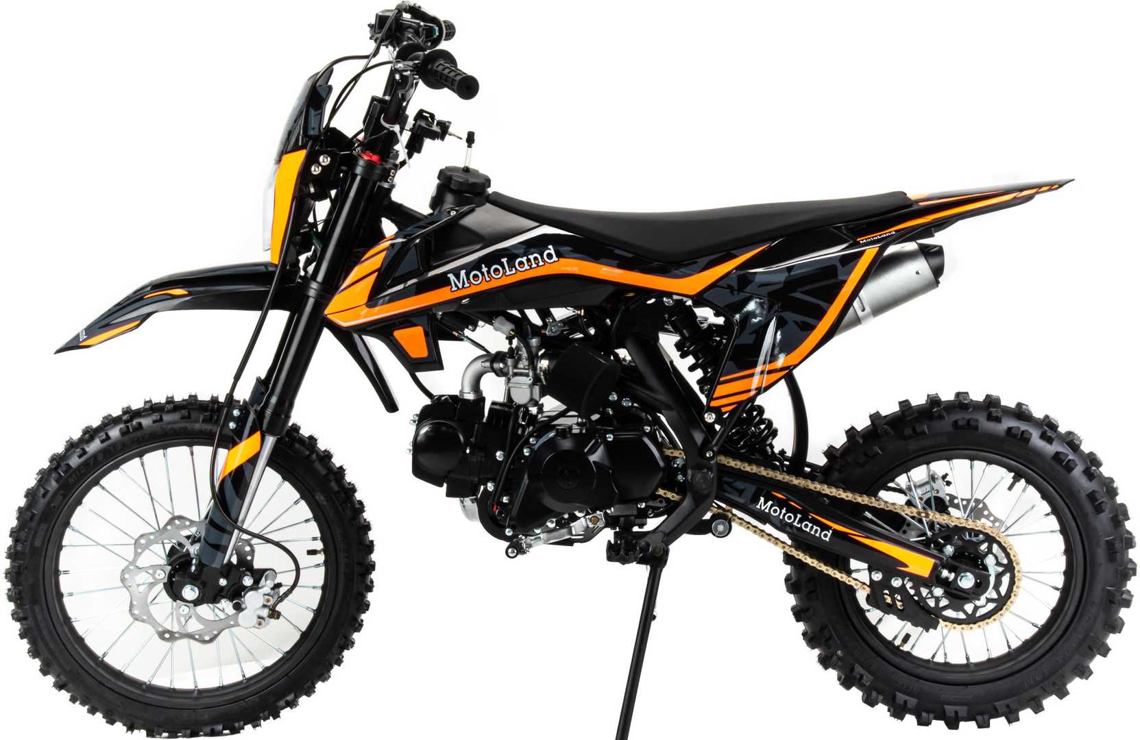 Питбайк  Motoland GF125 E оранжевый