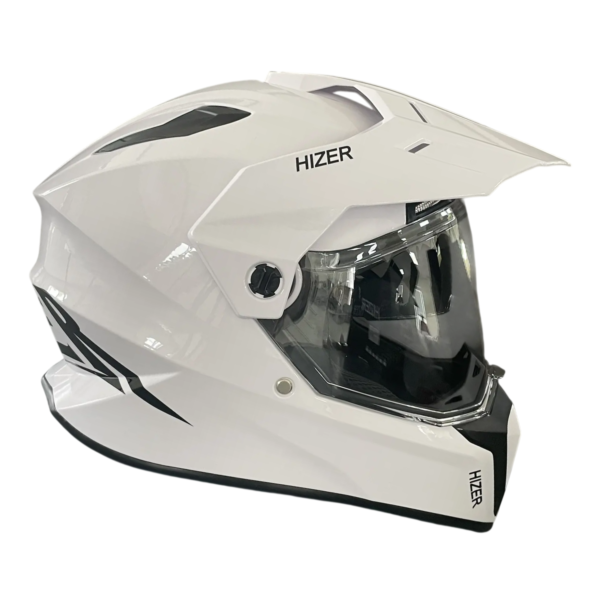 Шлем мото кроссовый HIZER J6808 №4 (M) white