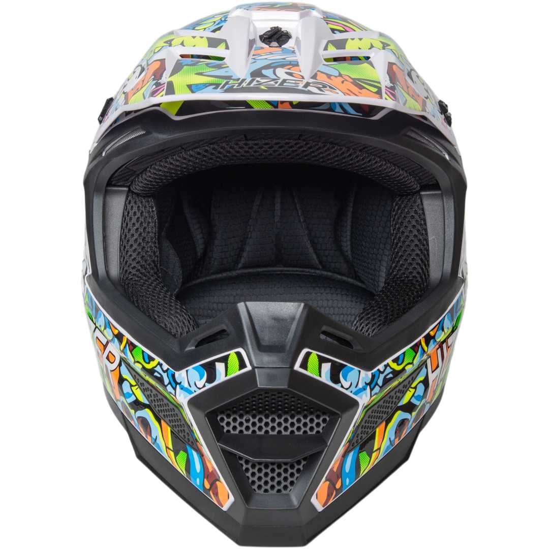 Шлем мото кроссовый HIZER J6809 №1 (XL)