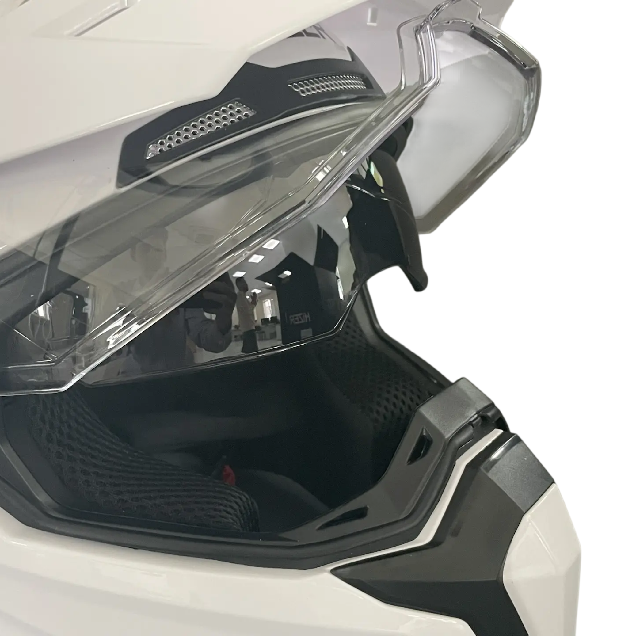 Шлем мото кроссовый HIZER J6808 №4 (M) white