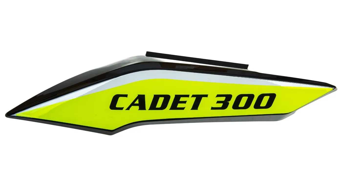 Пластик подсидельный левый CADET 300