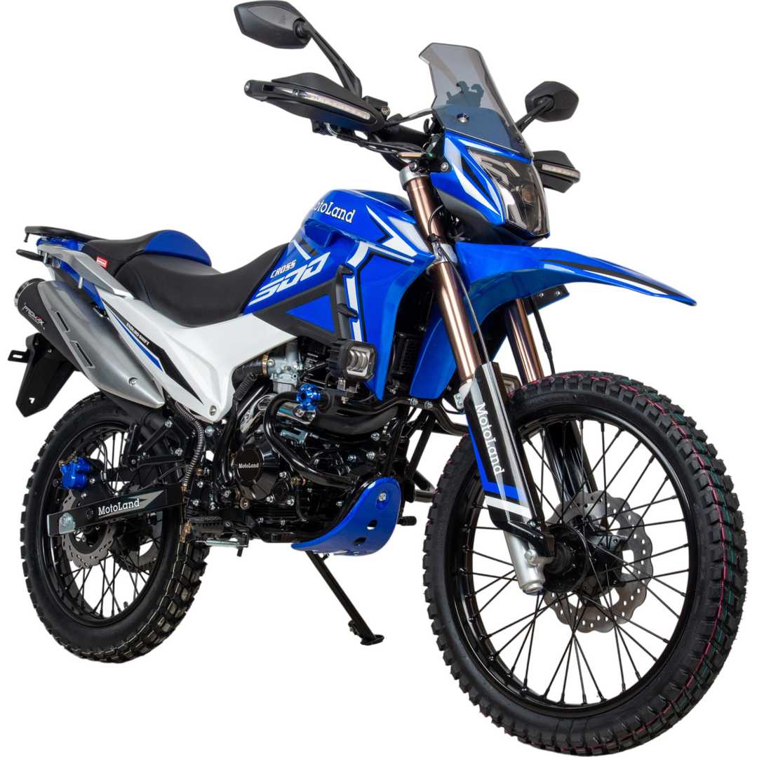 Мотоцикл Кросс 300 ENDURO SHIFT синий