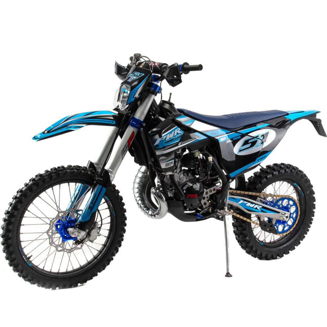Мотоцикл Кросс PWR FS250 (2-STROKE) синий РАСПРОДАЖА
