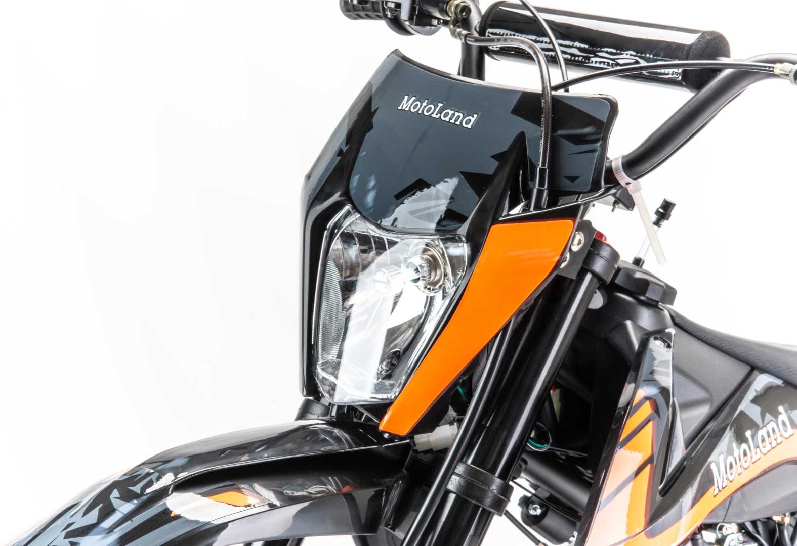 Питбайк  Motoland GF125 E оранжевый