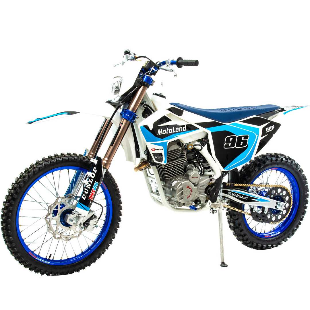 Мотоцикл Кросс Motoland XT 250 ST 21/18 (172FMM) синий РАСПРОДАЖА