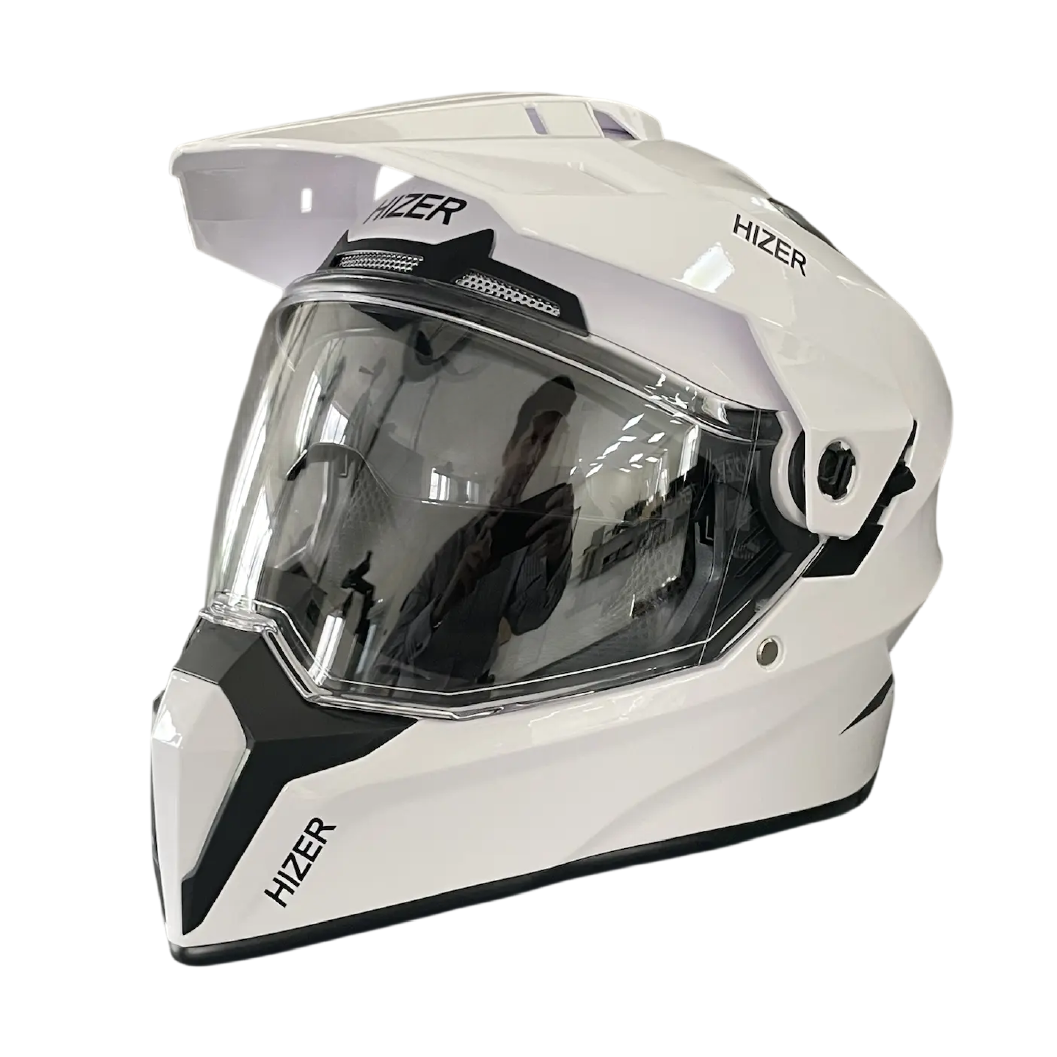 Шлем мото кроссовый HIZER J6808 №4 (L) white
