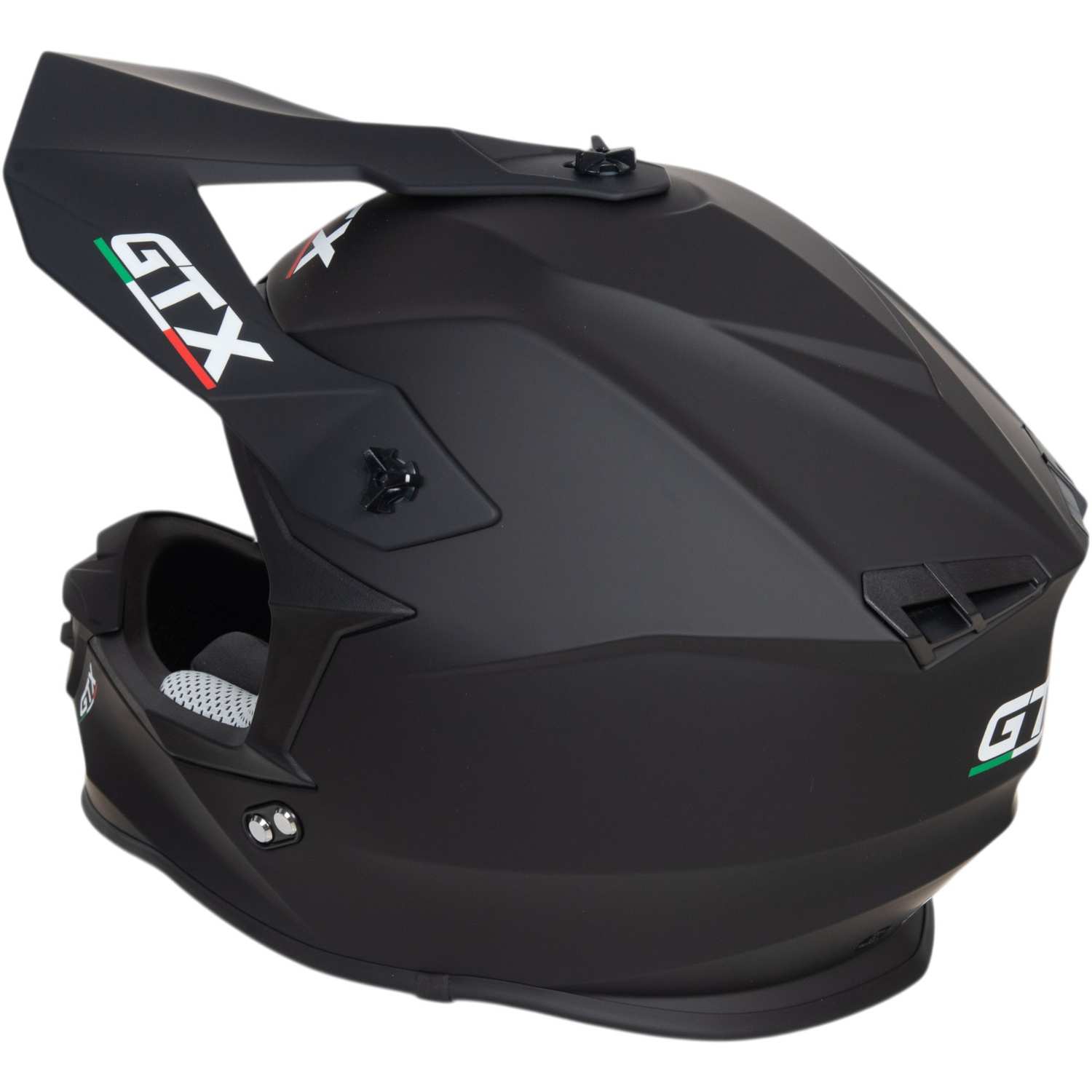 Шлем мото кроссовый GTX 633 №14 (S) MATTE BLACK