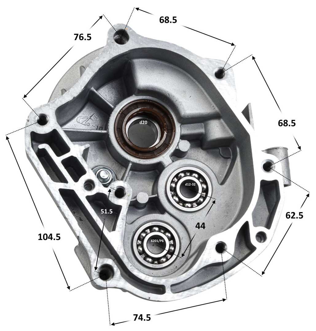 Крышка стартера 139QMB 50/80см3