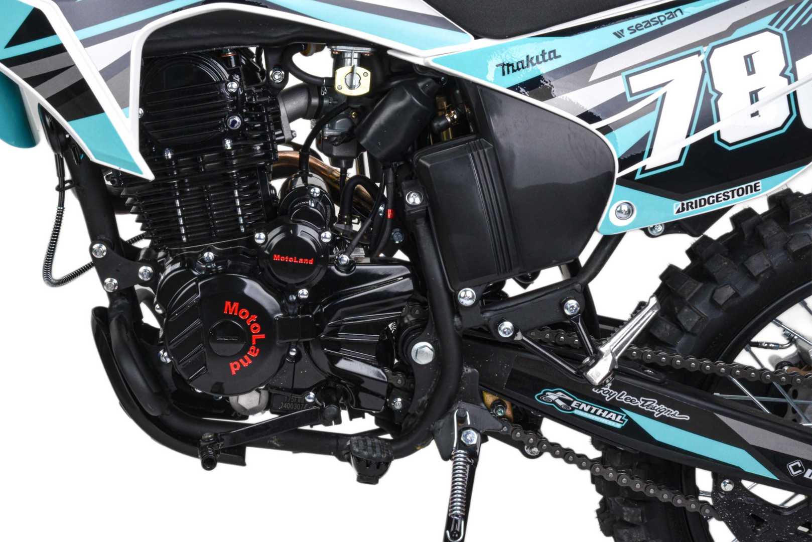 Мотоцикл Кросс Motoland XR300 LITE  (175FMM) с ПТС синий