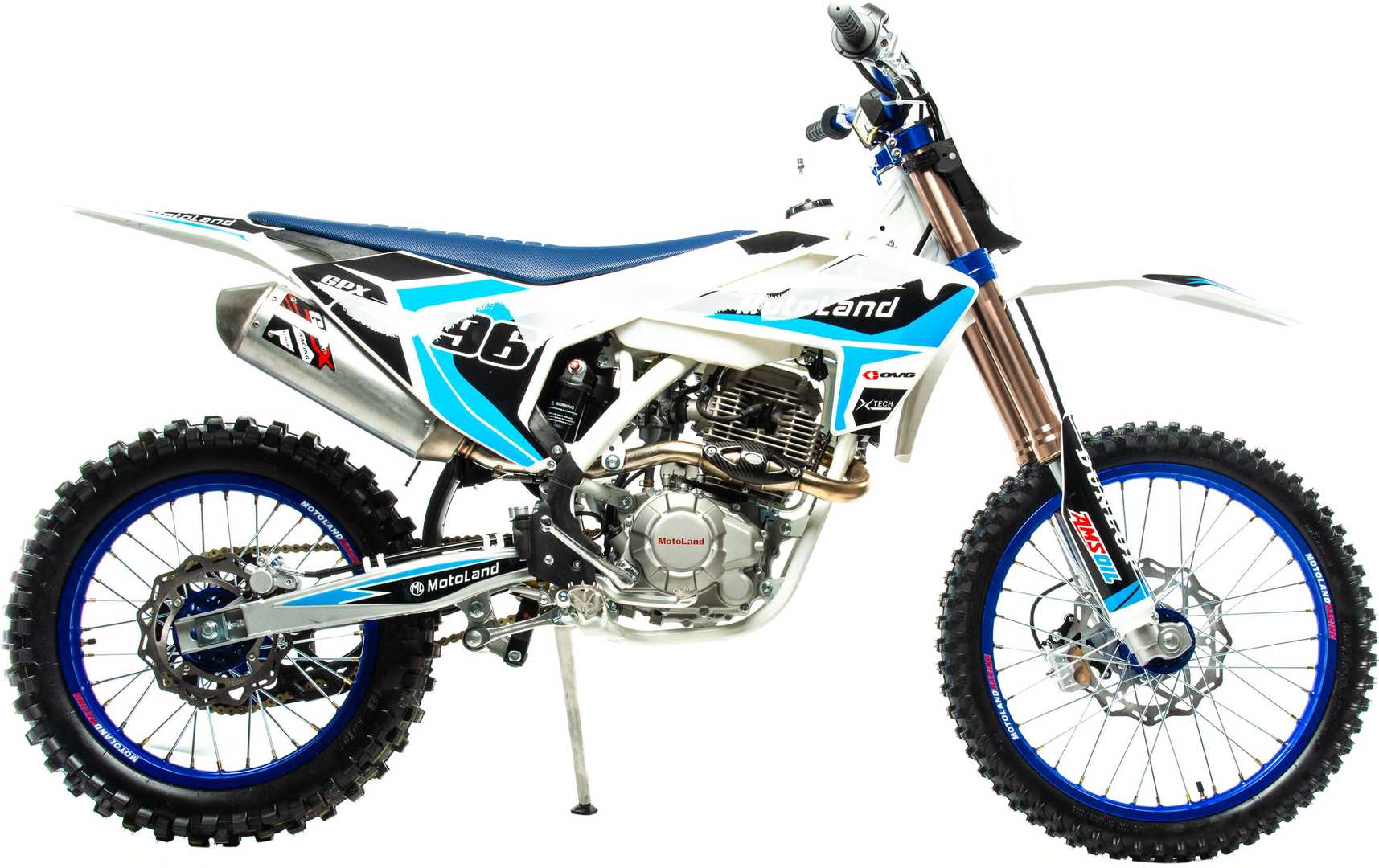Мотоцикл Кросс Motoland XT 250 ST 21/18 (172FMM) синий РАСПРОДАЖА