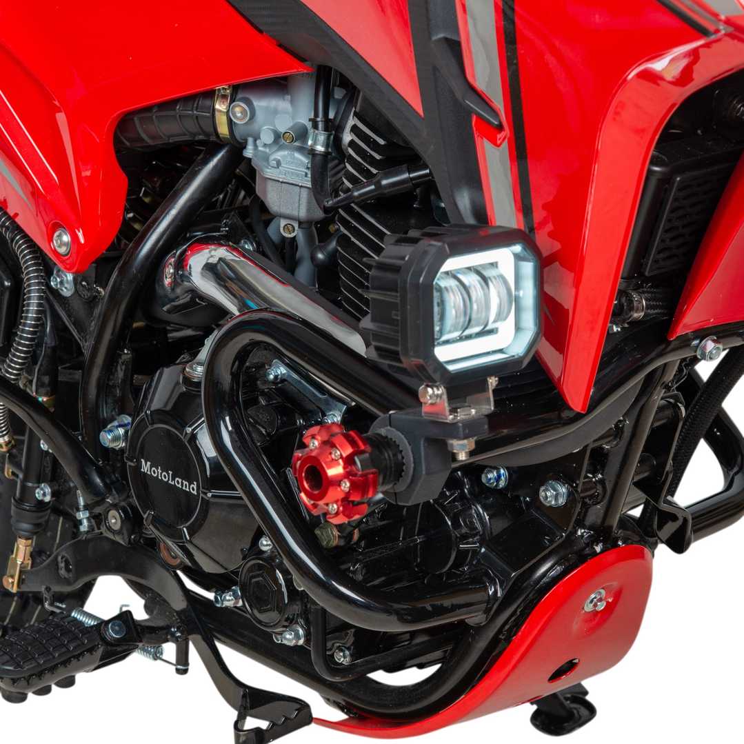 Мотоцикл Кросс 300 ENDURO SHIFT красный