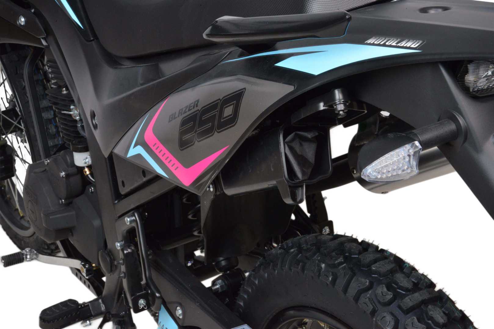 Мотоцикл Motoland 250 ENDURO BLAZER (XF250-A) синий РАСПРОДАЖА