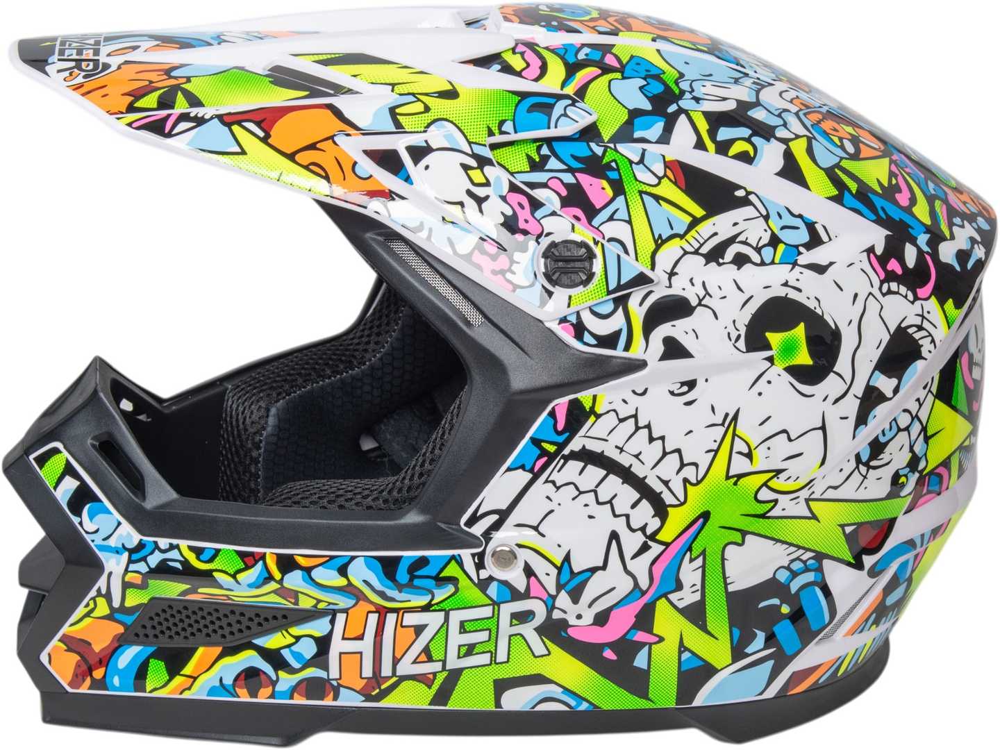 Шлем мото кроссовый HIZER J6809 №1 (XL)
