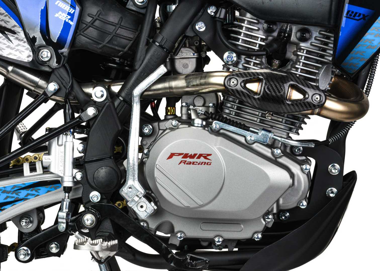 Мотоцикл Кросс PWR FZ300 (PR5 4V) синий РАСПРОДАЖА