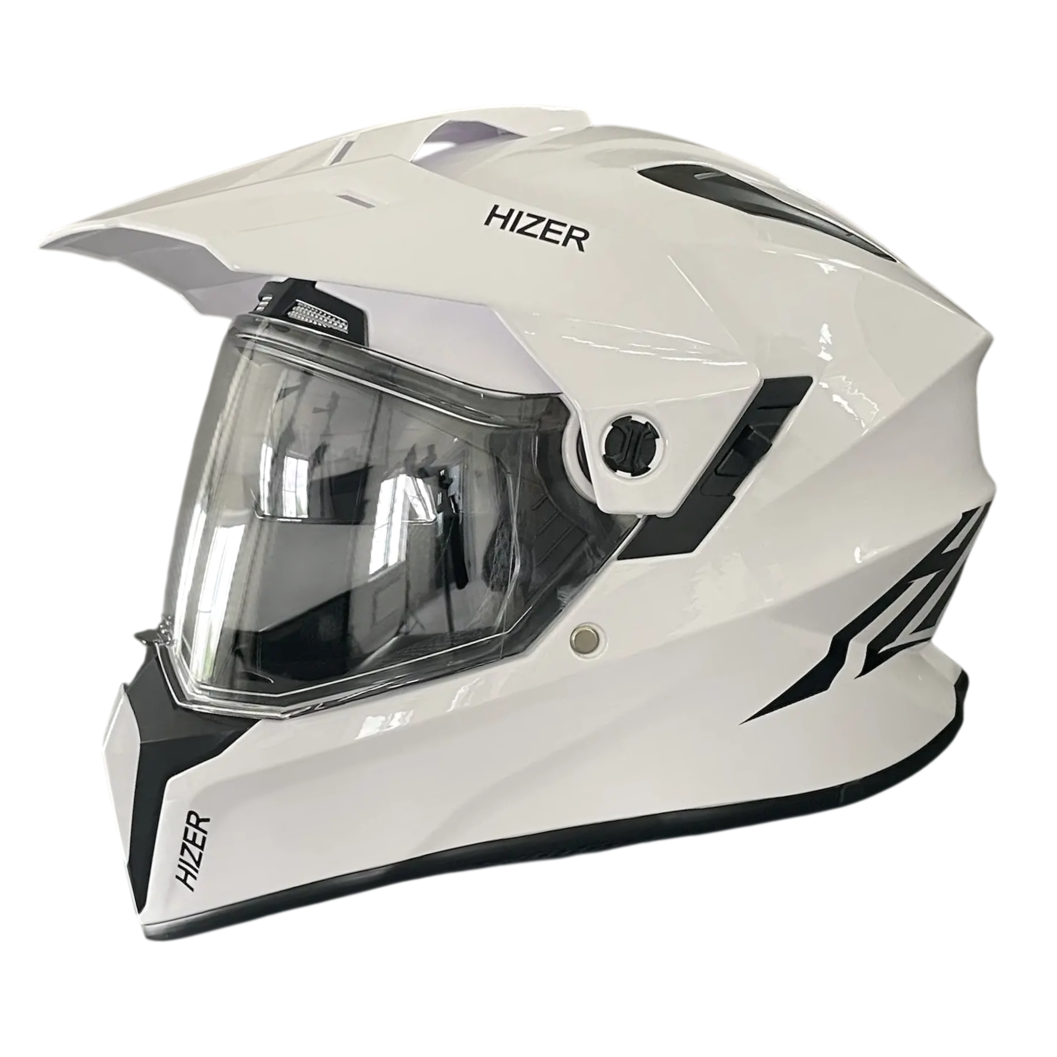 Шлем мото кроссовый HIZER J6808 №4 (XL) white