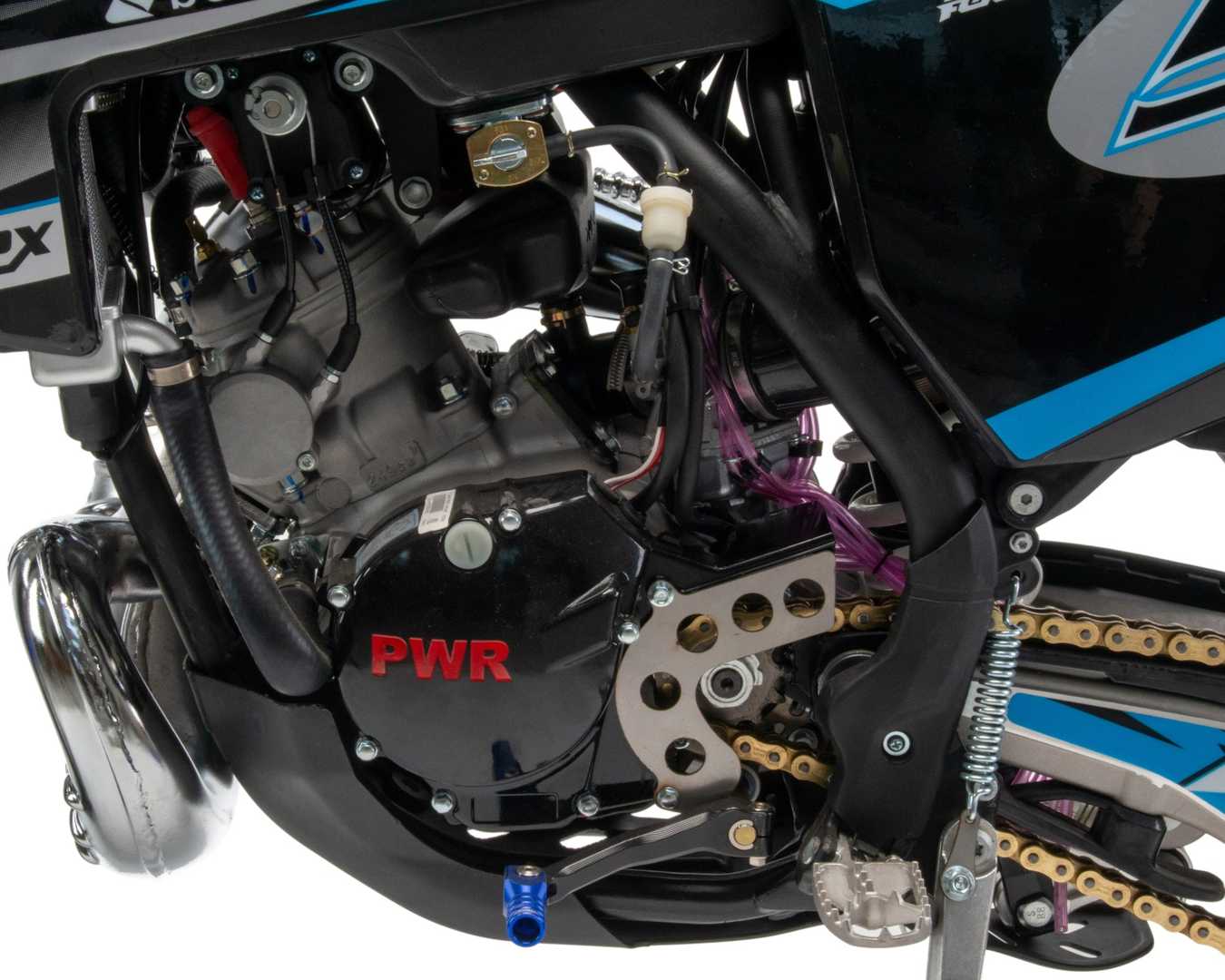 Мотоцикл Кросс PWR FS250 (2-STROKE) синий РАСПРОДАЖА