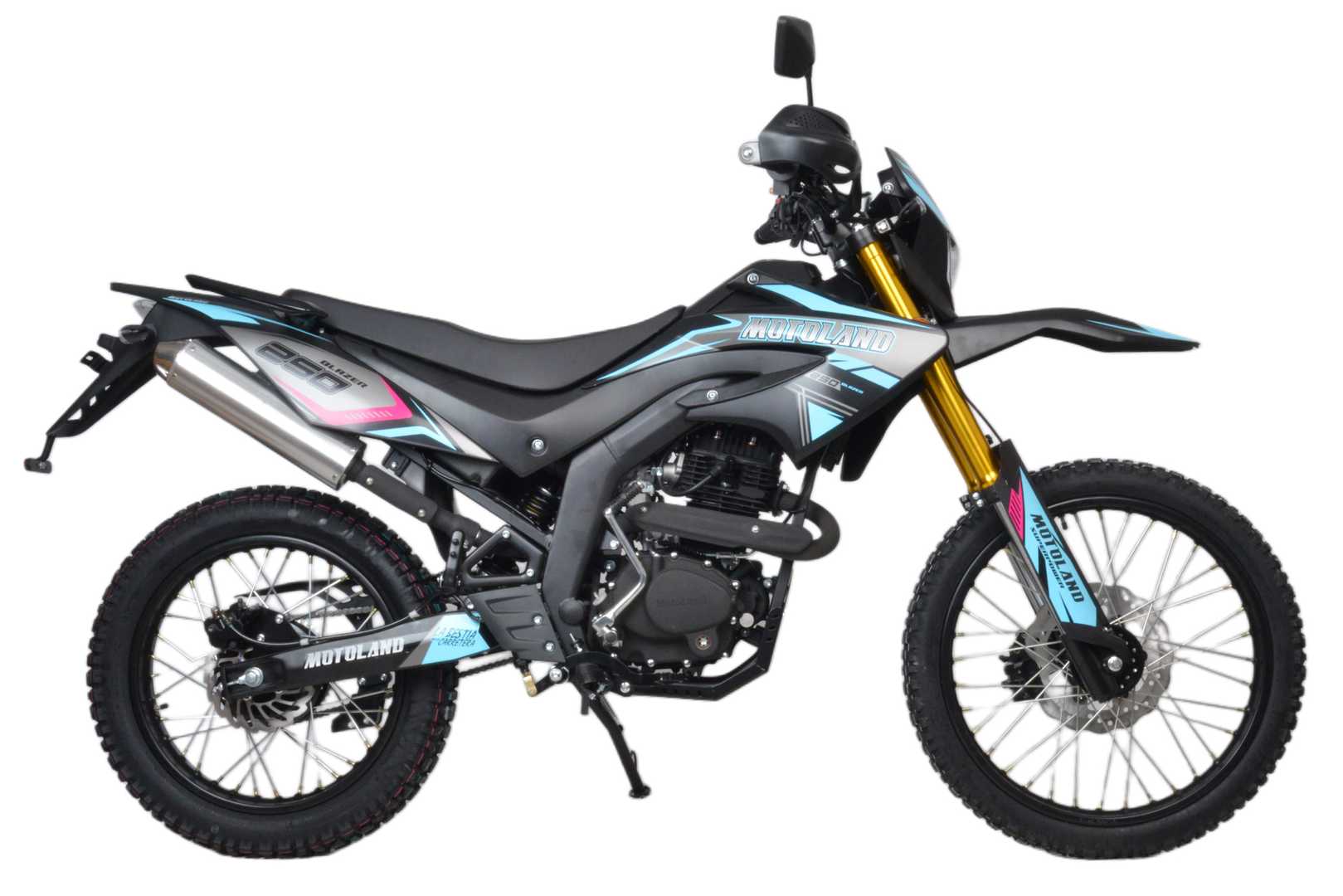 Мотоцикл Motoland 250 ENDURO BLAZER (XF250-A) синий РАСПРОДАЖА