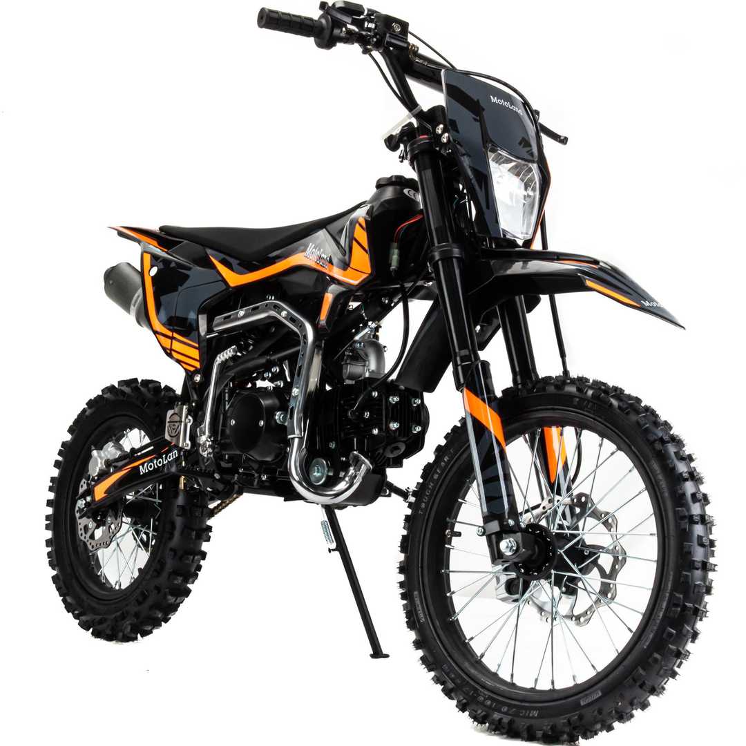 Питбайк  Motoland GF125 E оранжевый