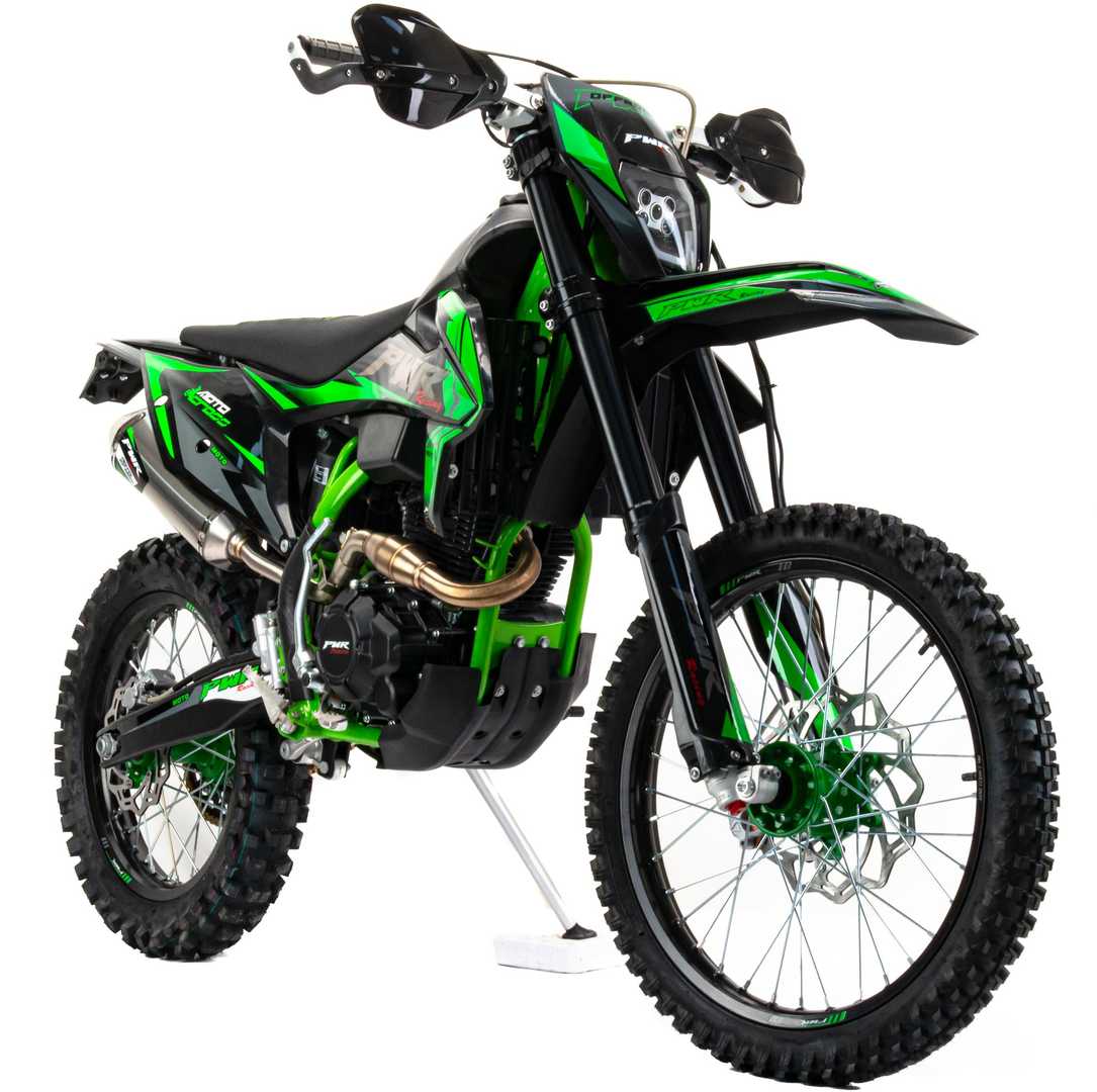 Мотоцикл Кросс PWR FM250 (172FMM-3A) зеленый РАСПРОДАЖА