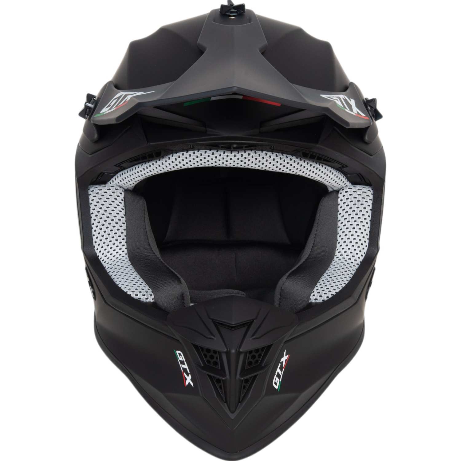 Шлем мото кроссовый GTX 633 №14 (XL) MATTE BLACK