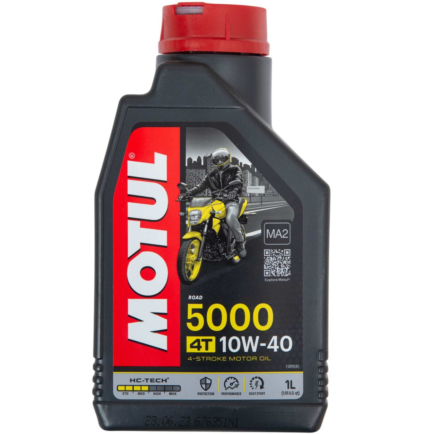 Масло моторное Motul 5000 4T МА2 10W-40 HC-Tech 1L