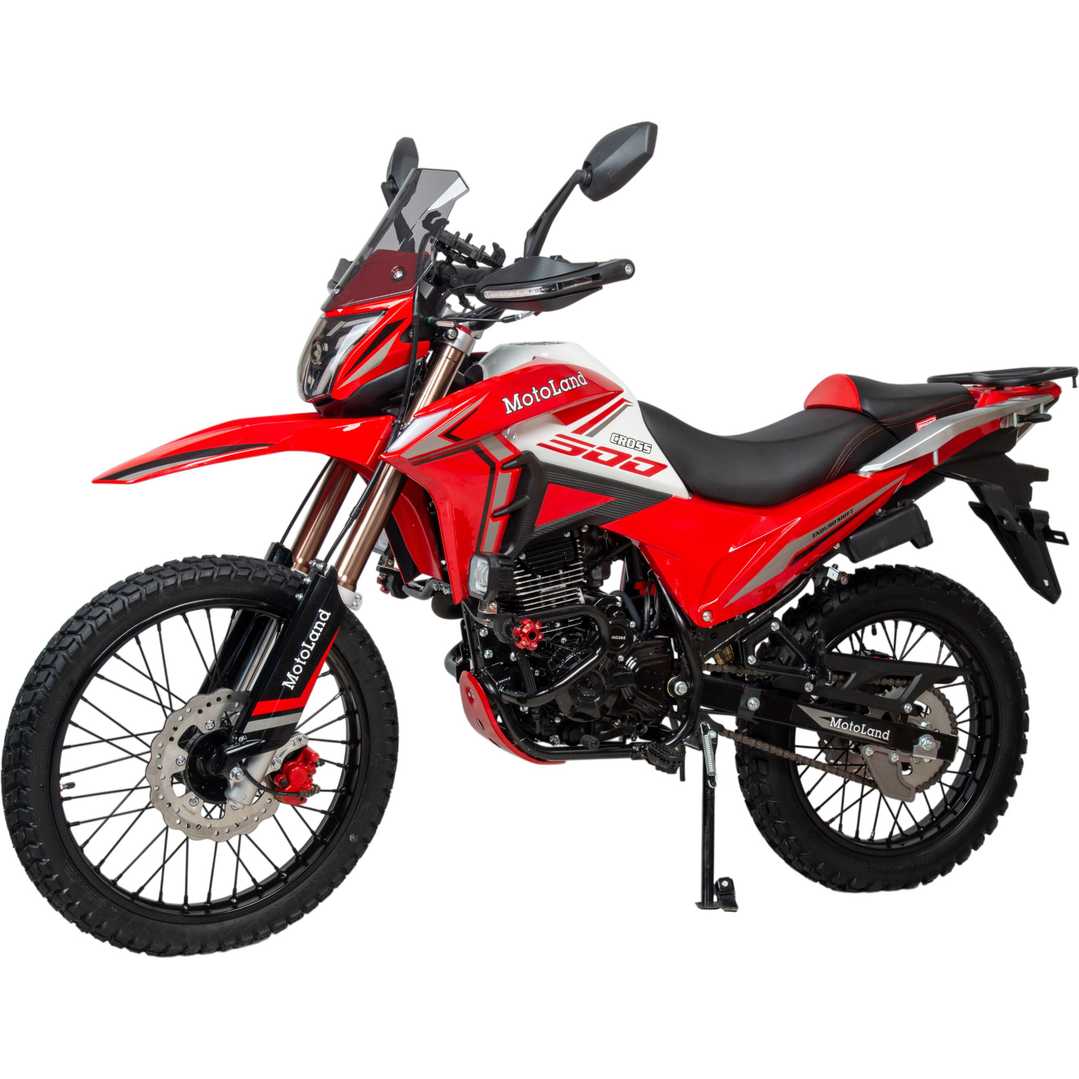 Мотоцикл Кросс 300 ENDURO SHIFT красный