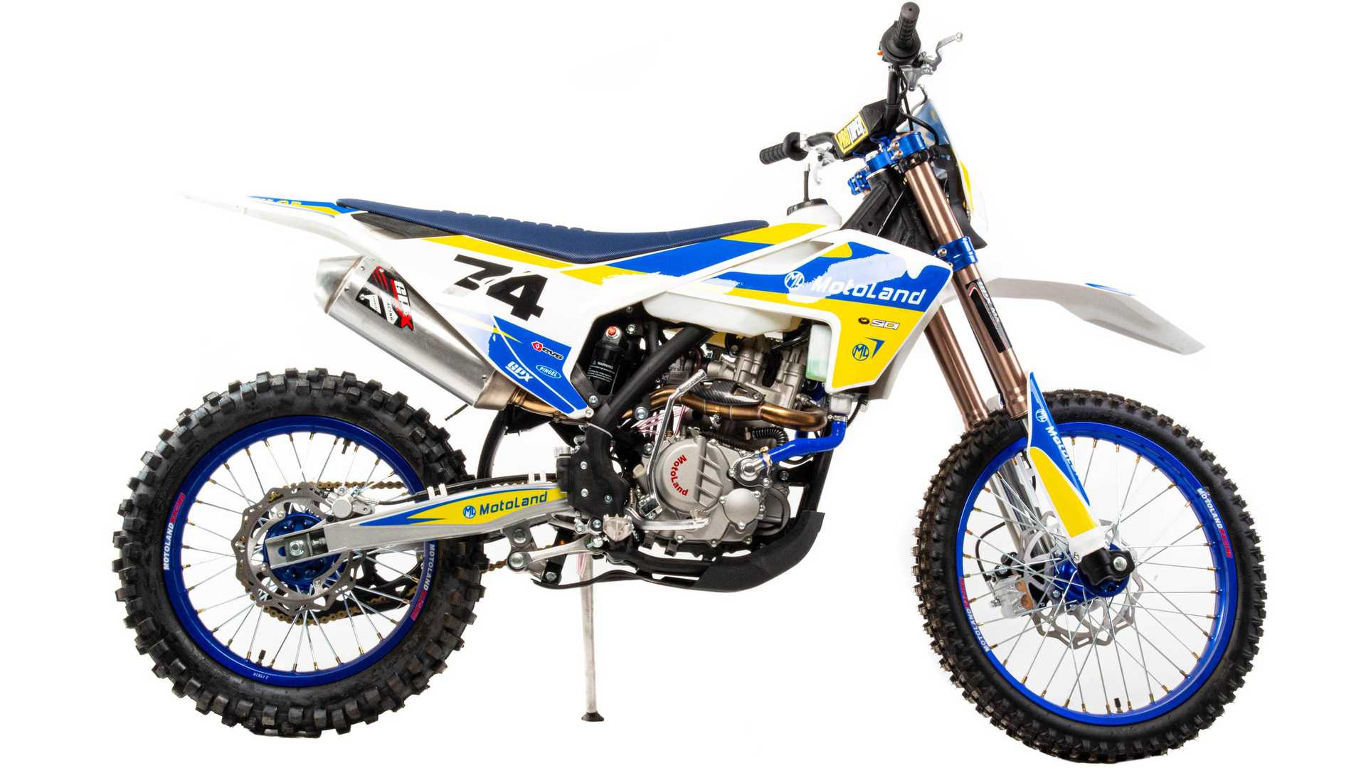Мотоцикл Кросс Motoland XT300 ST (174MM-3) желтый РАСПРОДАЖА