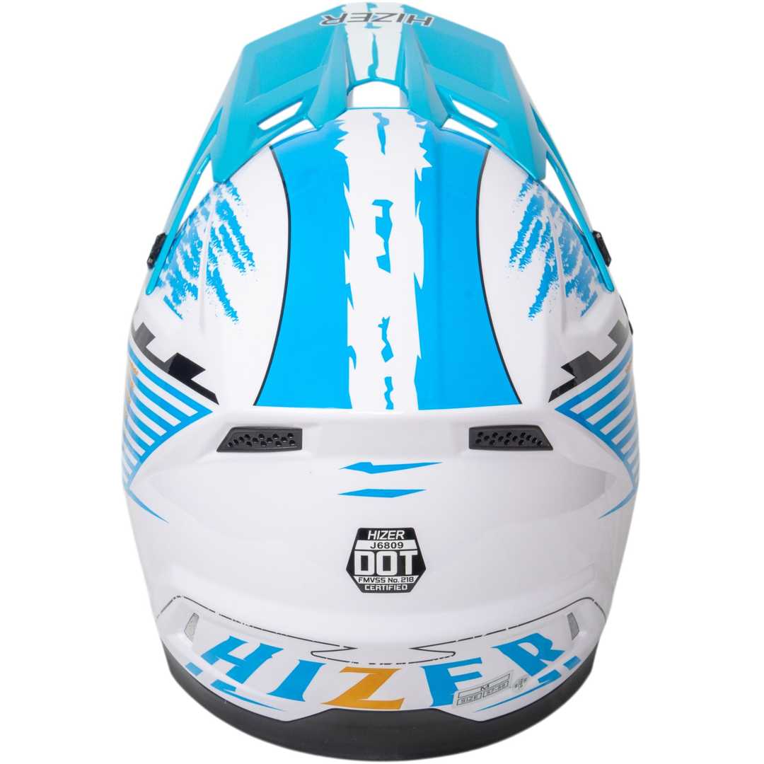 Шлем мото кроссовый HIZER J6809 №3 (XXL)