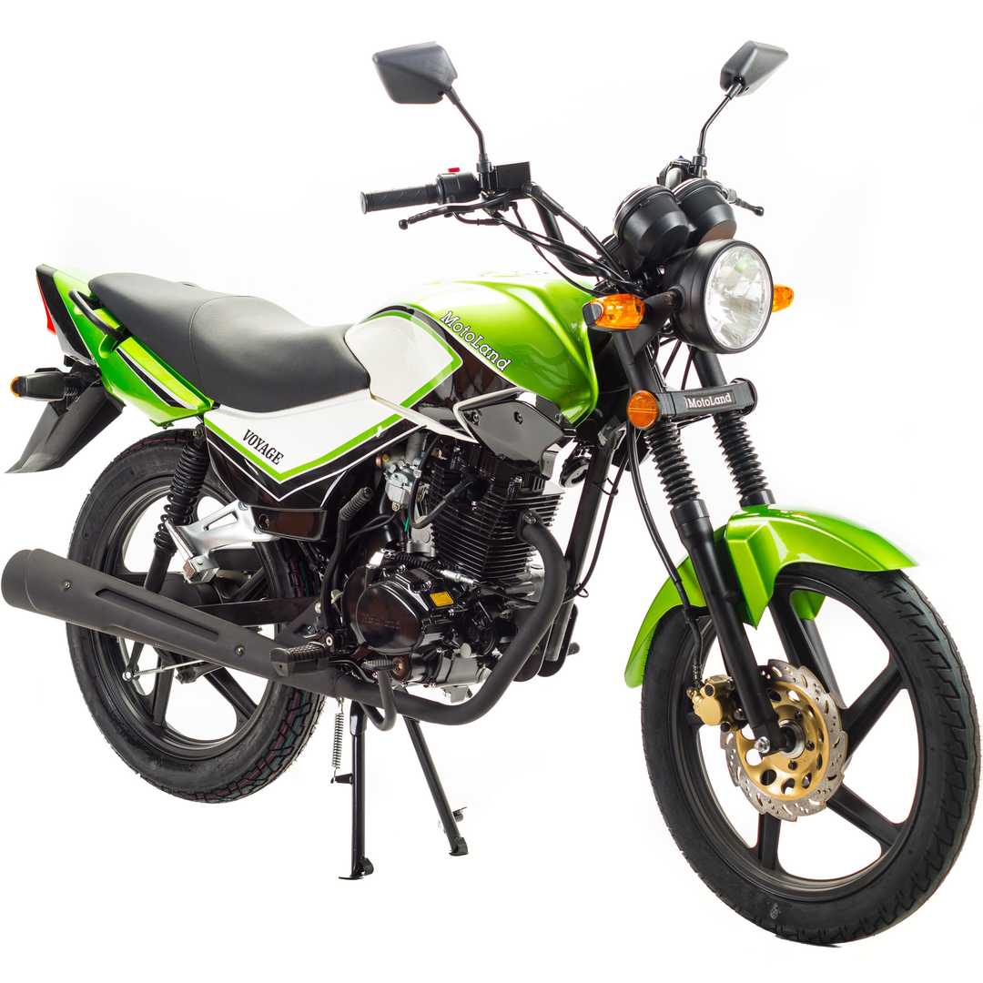 Мотоцикл дорожный Motoland VOYAGE 200 зеленый