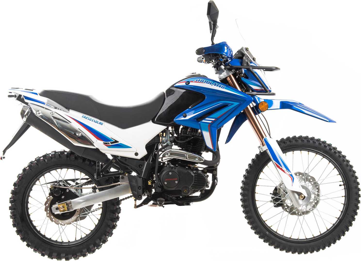 Мотоцикл Motoland 250 ENDURO XR250 (172FMM-5/PR250) синий РАСПРОДАЖА