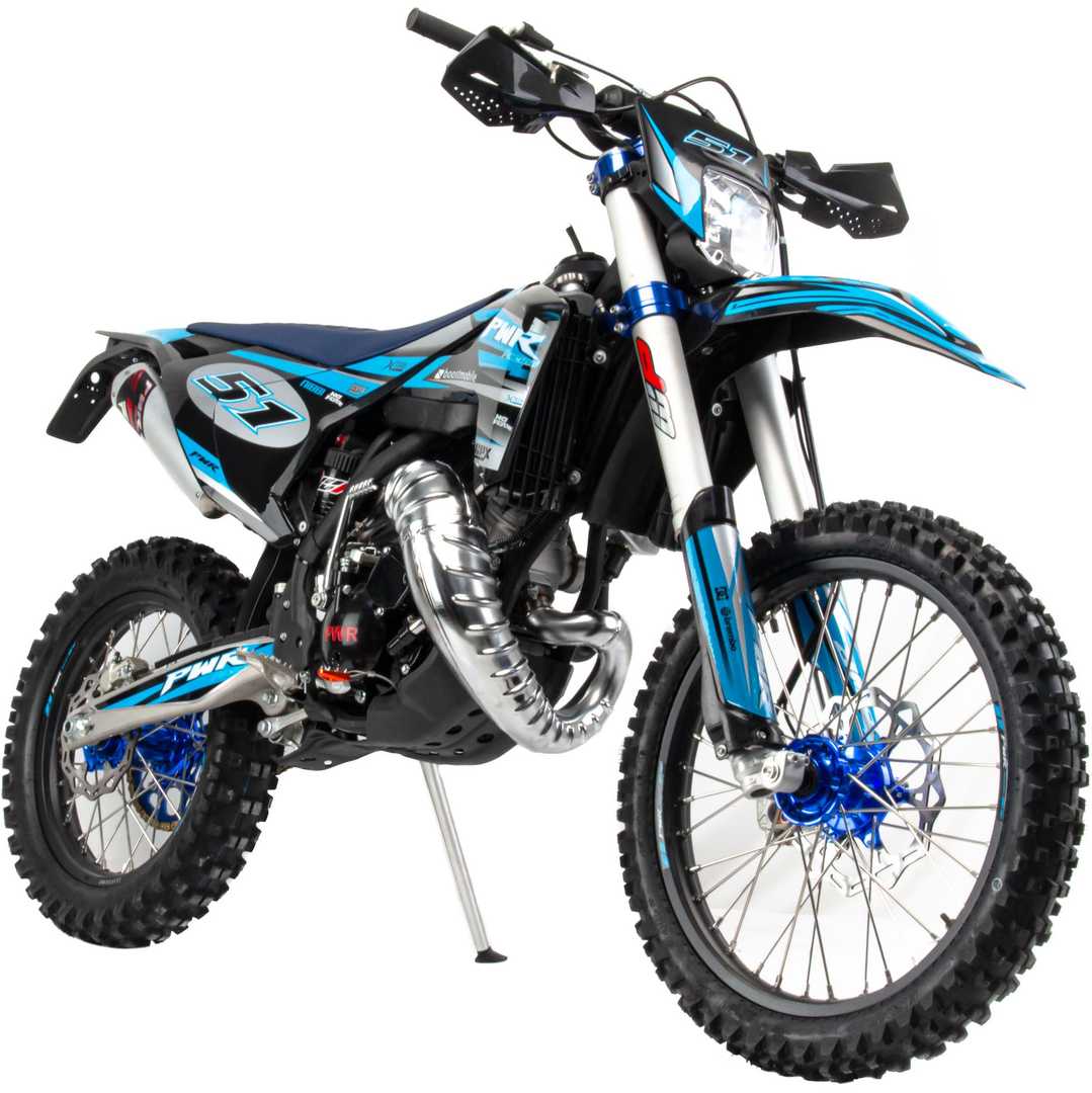 Мотоцикл Кросс PWR FS250 (2-STROKE) синий РАСПРОДАЖА