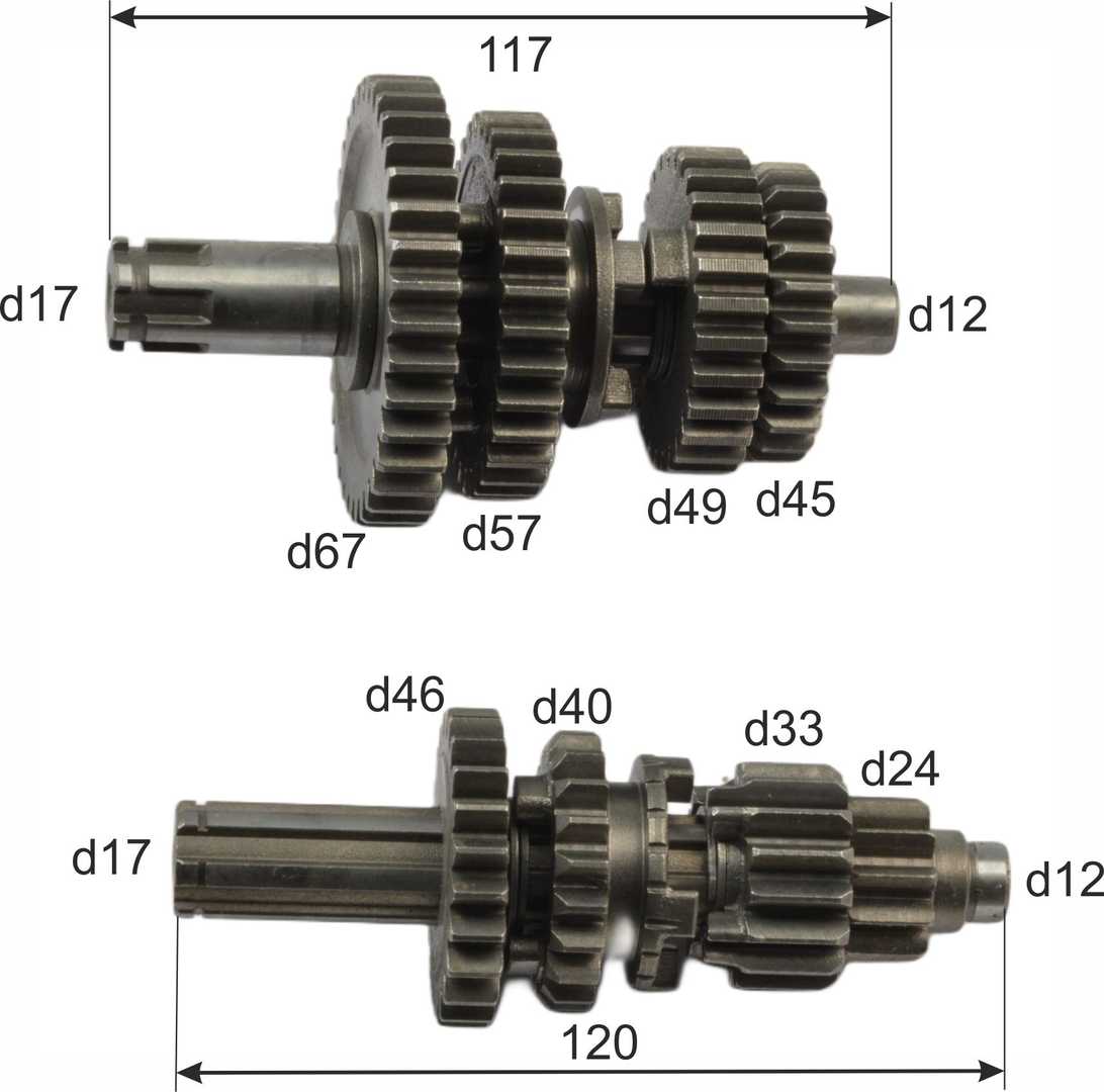 КПП в сборе 152FMI 125см3 X-TECH