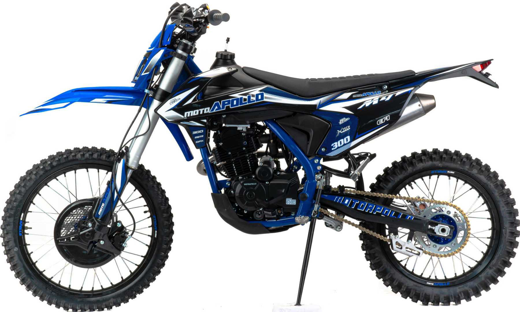 Мотоцикл Кросс Moto Apollo M4 300 EFI (175FMM PR5) синий РАСПРОДАЖА