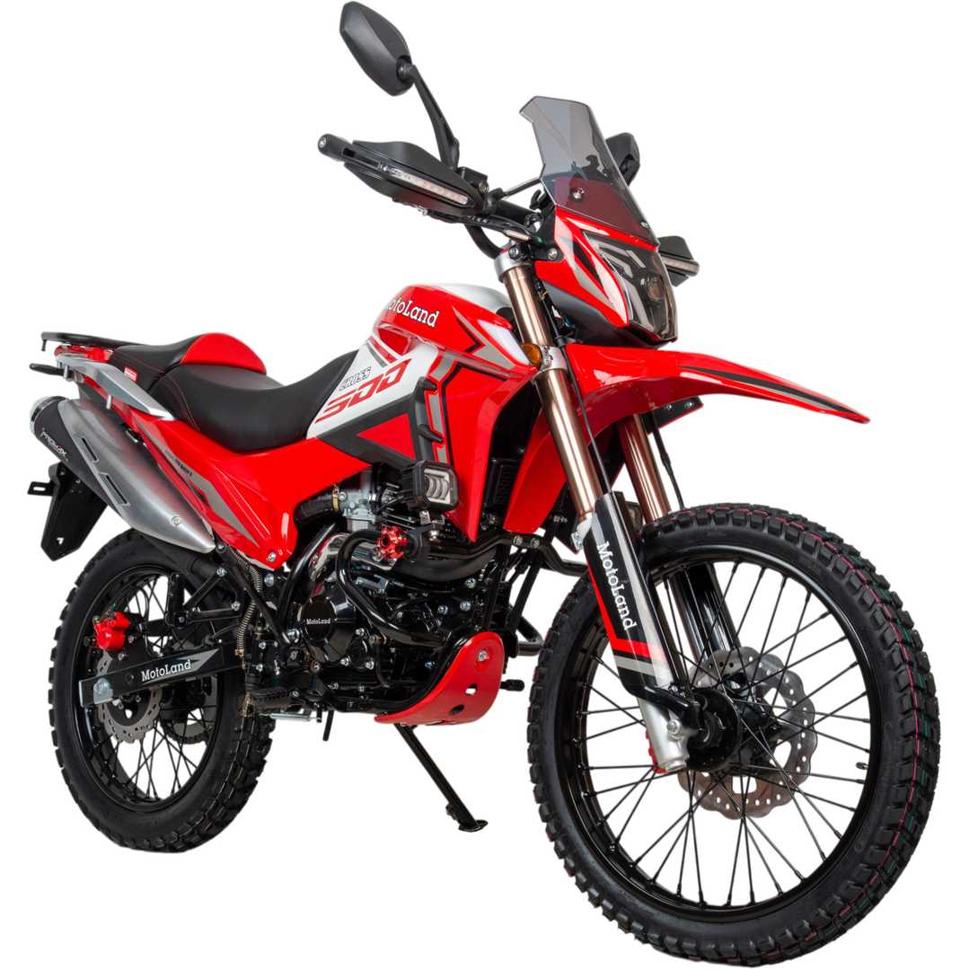 Мотоцикл Кросс 300 ENDURO SHIFT красный