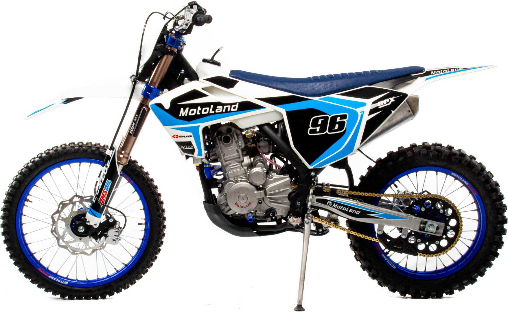 Мотоцикл Кросс Motoland XT300 ST (174MM-3) синий РАСПРОДАЖА