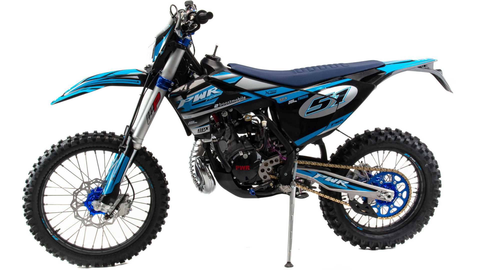 Мотоцикл Кросс PWR FS250 (2-STROKE) синий РАСПРОДАЖА