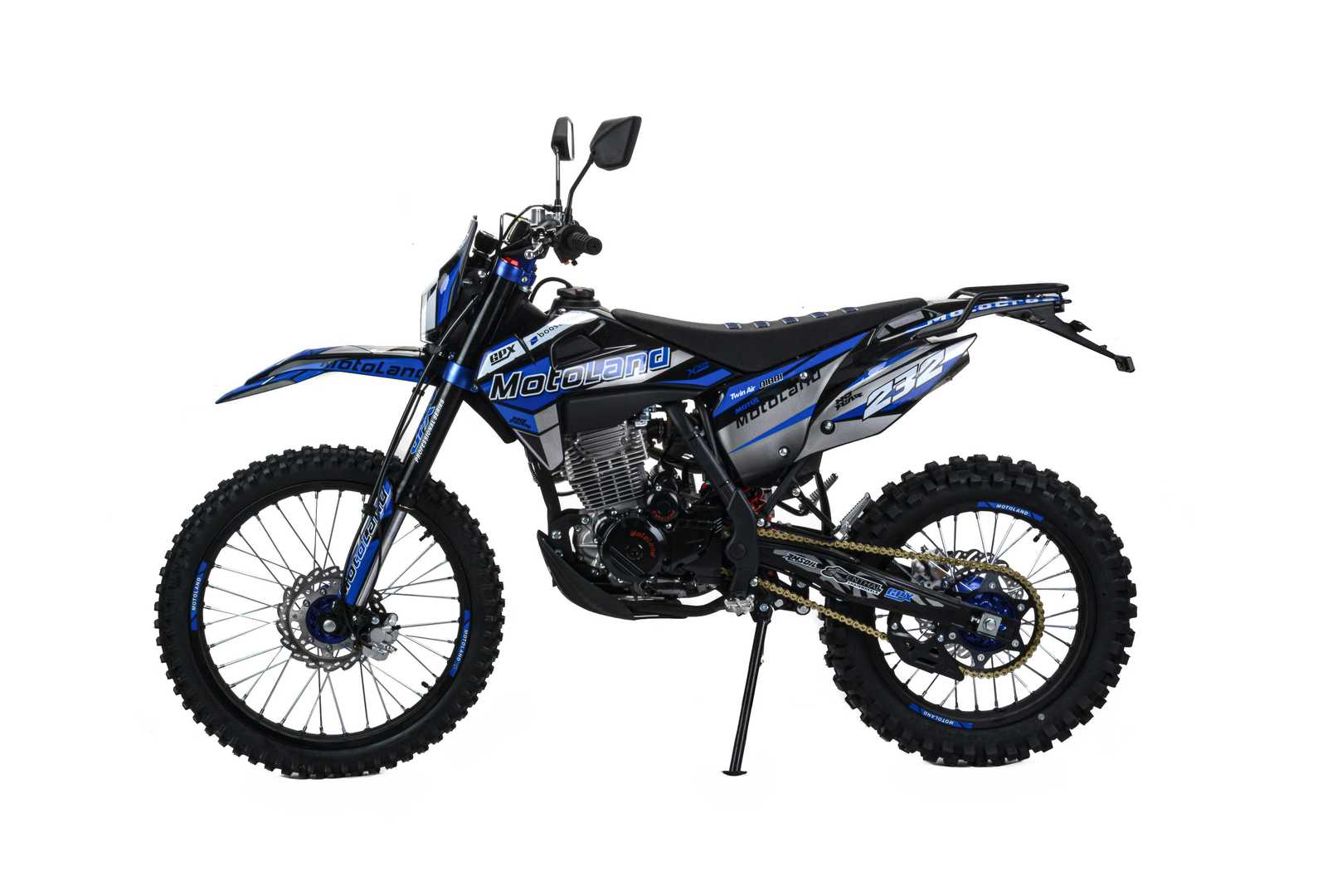 Мотоцикл Кросс Motoland XT300 HS 175FMM (PR5) ПТС синий