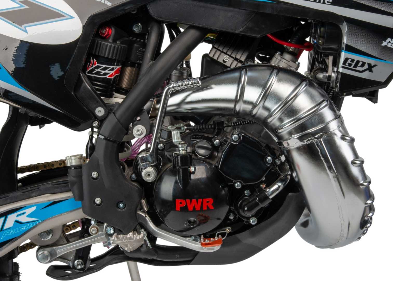 Мотоцикл Кросс PWR FS250 (2-STROKE) синий РАСПРОДАЖА