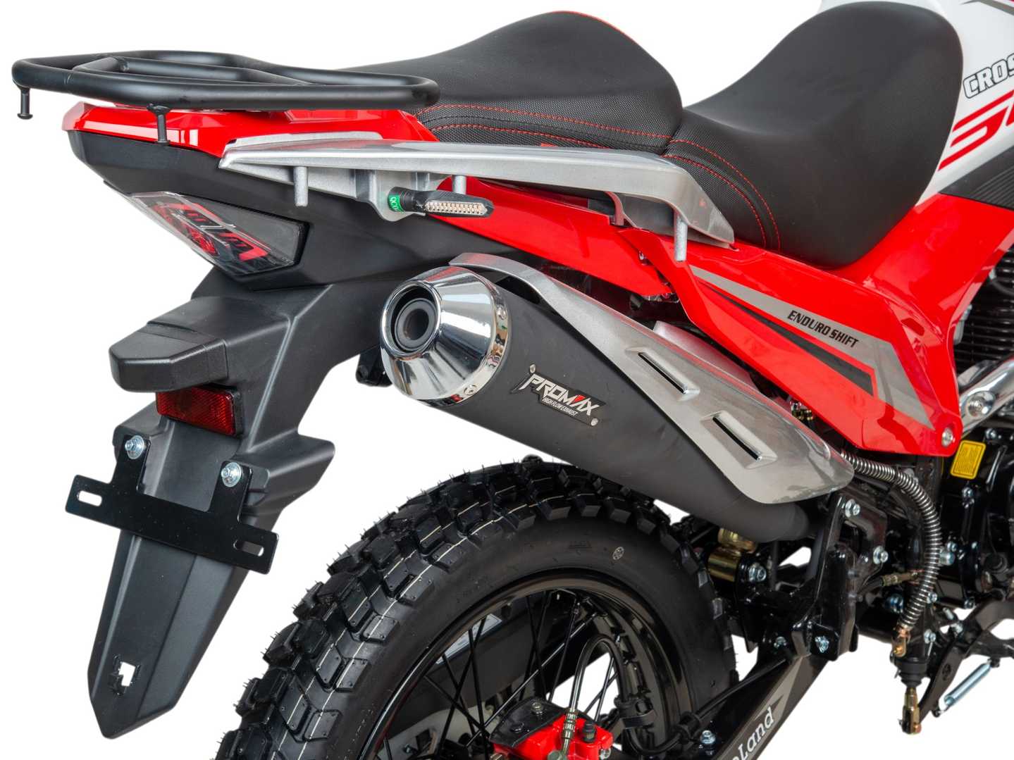 Мотоцикл Кросс 300 ENDURO SHIFT красный
