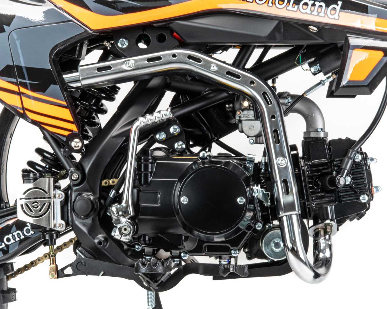 Питбайк  Motoland GF125 E оранжевый