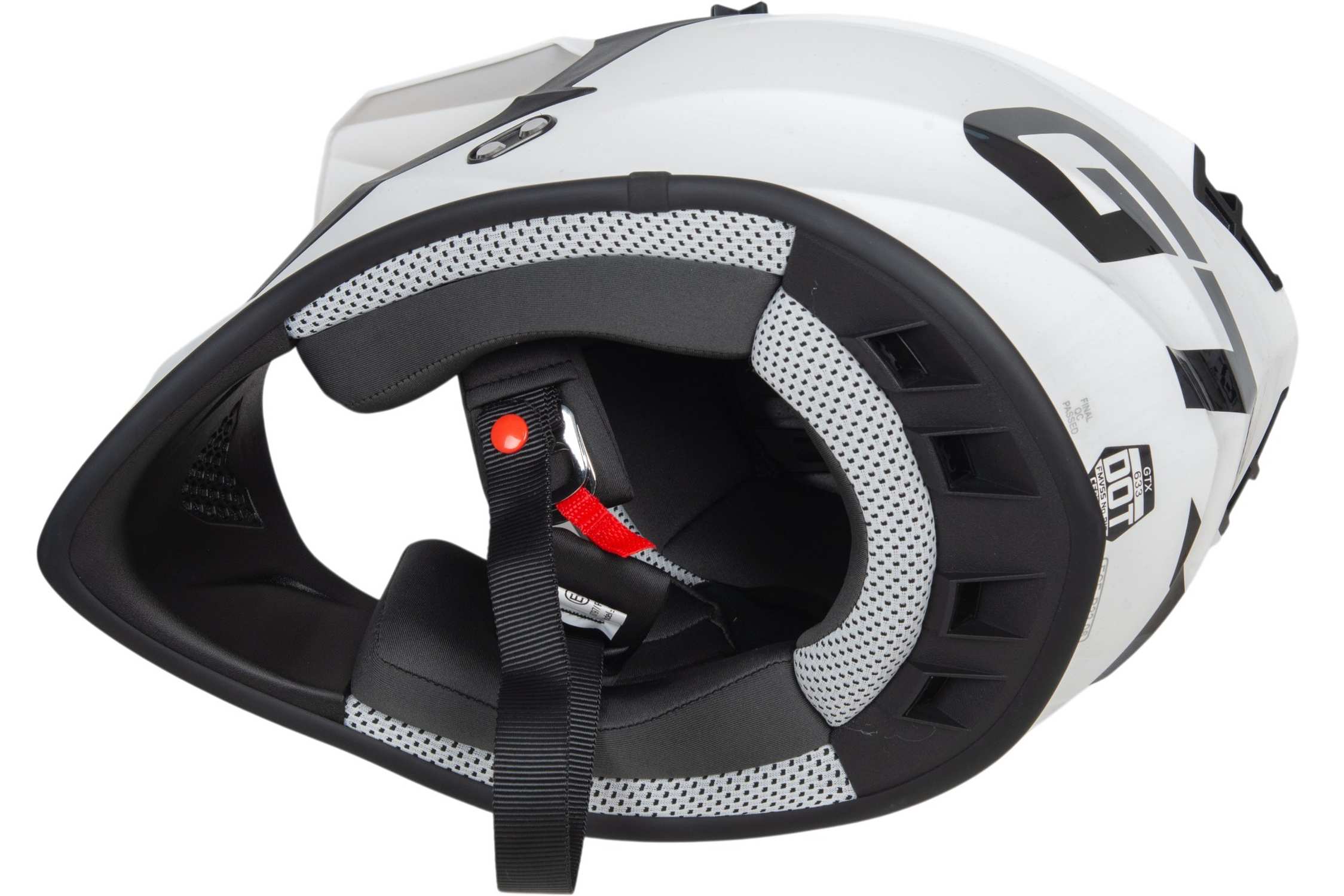 Шлем мото кроссовый GTX 633 №13 (L) WHITE